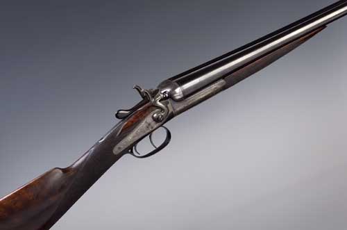 A fine quality 19th century 28 bore side by side double barrel, back action, hammer sporting gun