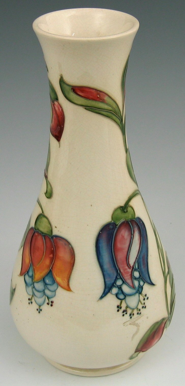 A Moorcroft baluster vase,