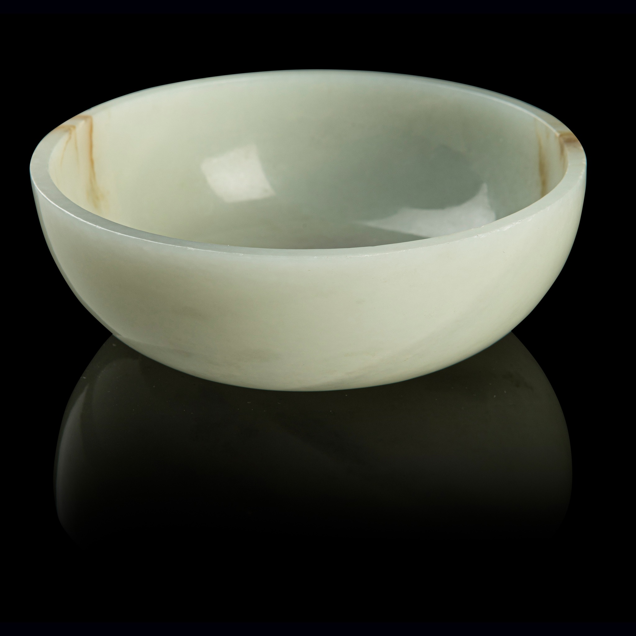 PALE CELADON JADE BOWL