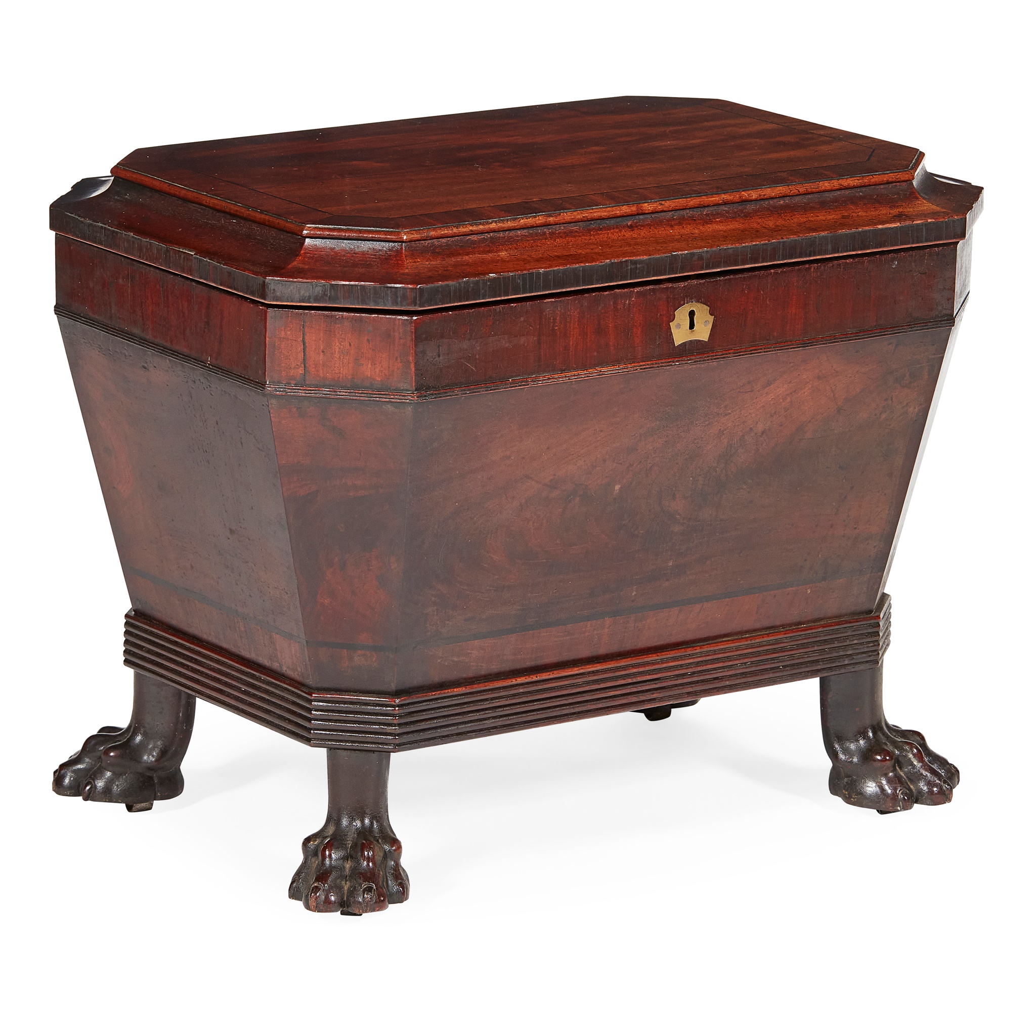 GEORGE III MAHOGANY CELLARETTE