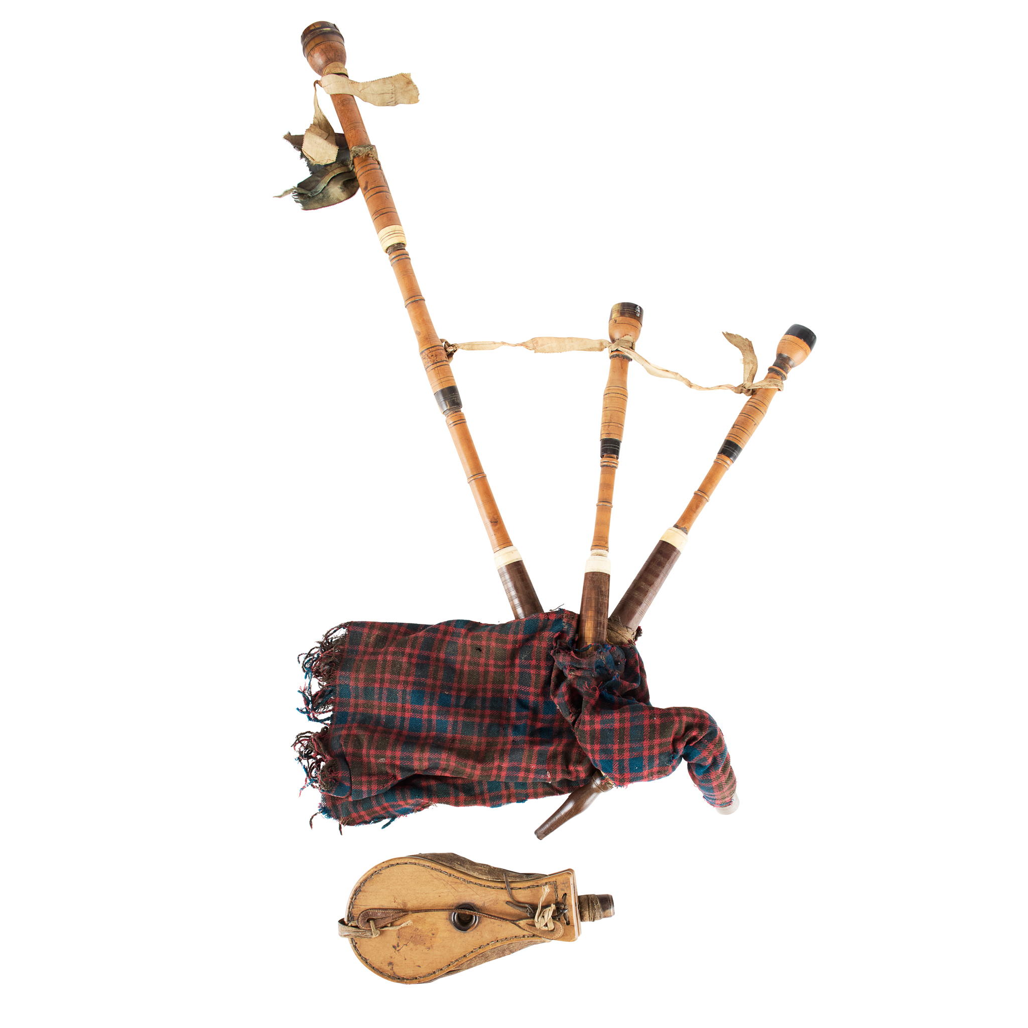 EARLY SET OF SCOTTISH BAGPIPES