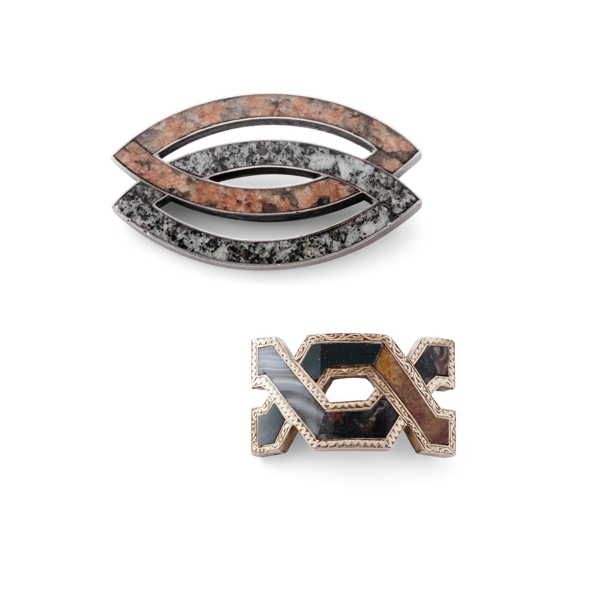 ABERDEEN – A SCOTTISH PROVINCIAL GRANITE BROOCH