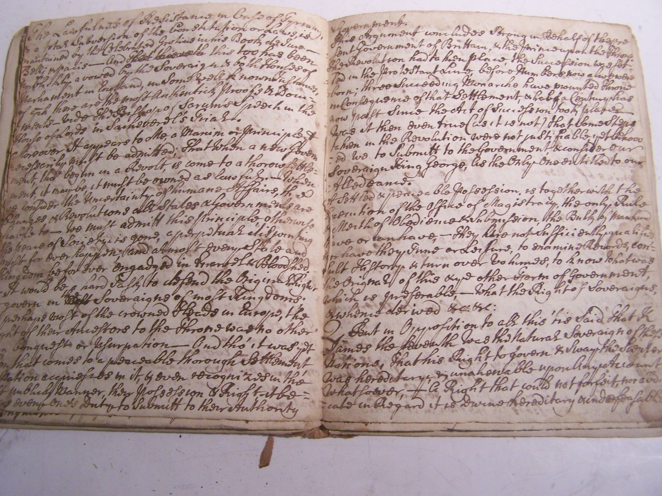 Anti-Jacobite manuscript