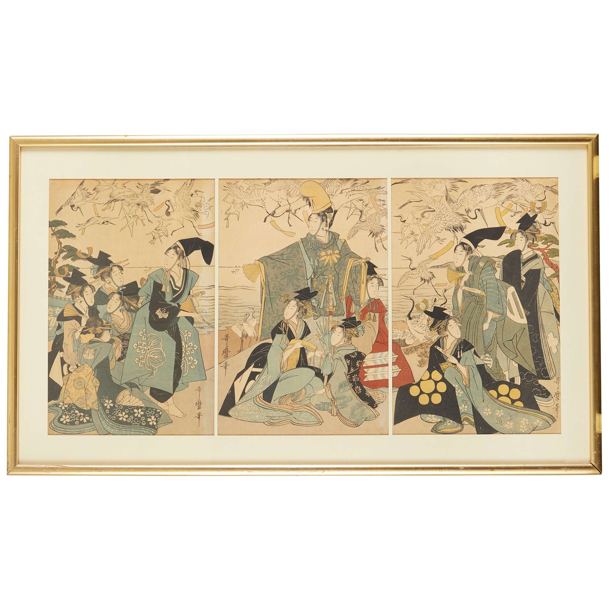 Past auction: KITAGAWA UTAMARO (1753-1806) WOODBLOCK PRINT