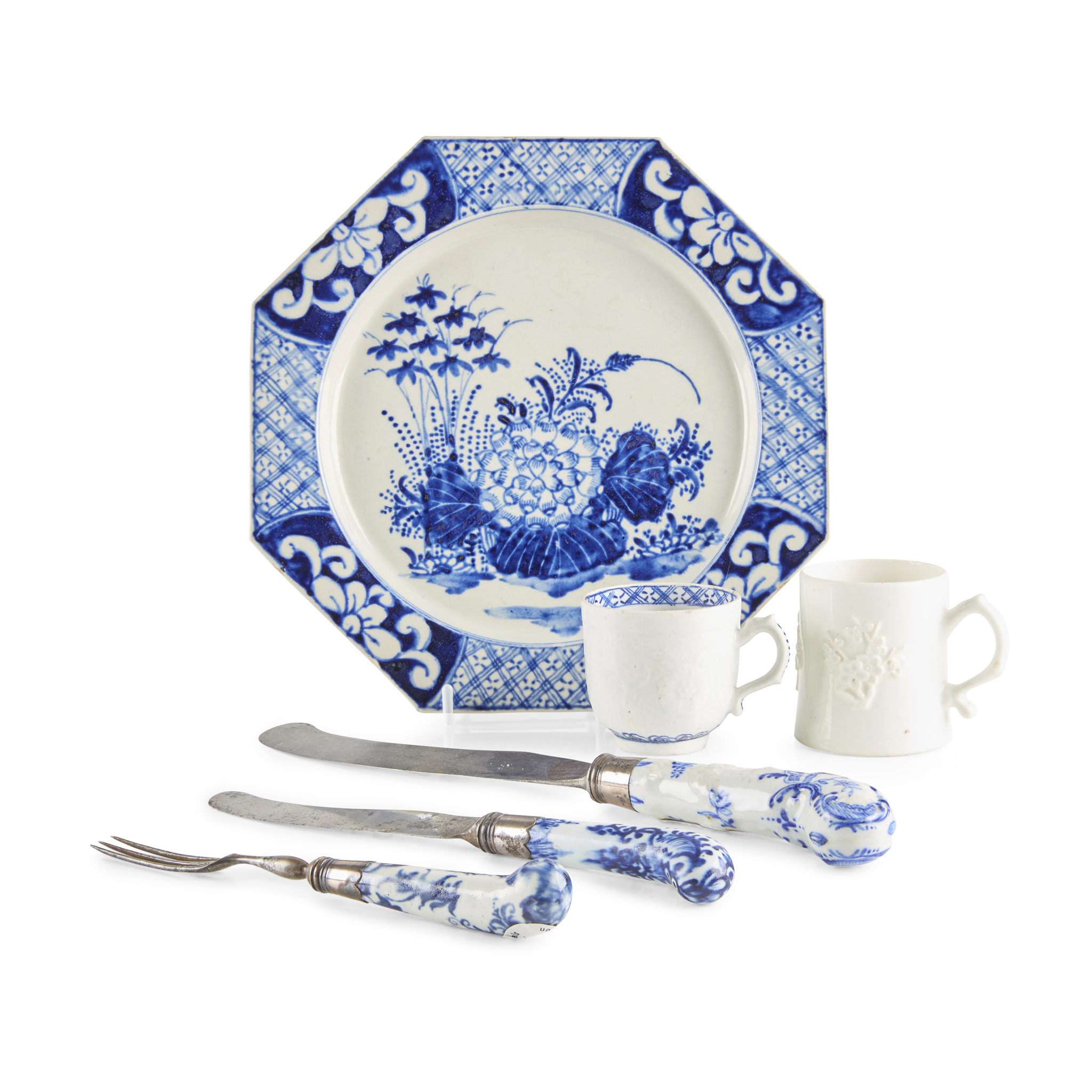 COLLECTION OF BOW PORCELAIN