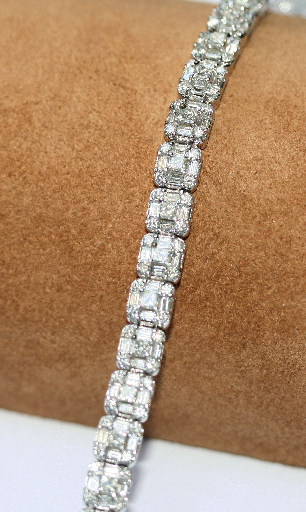 A diamond set bracelet