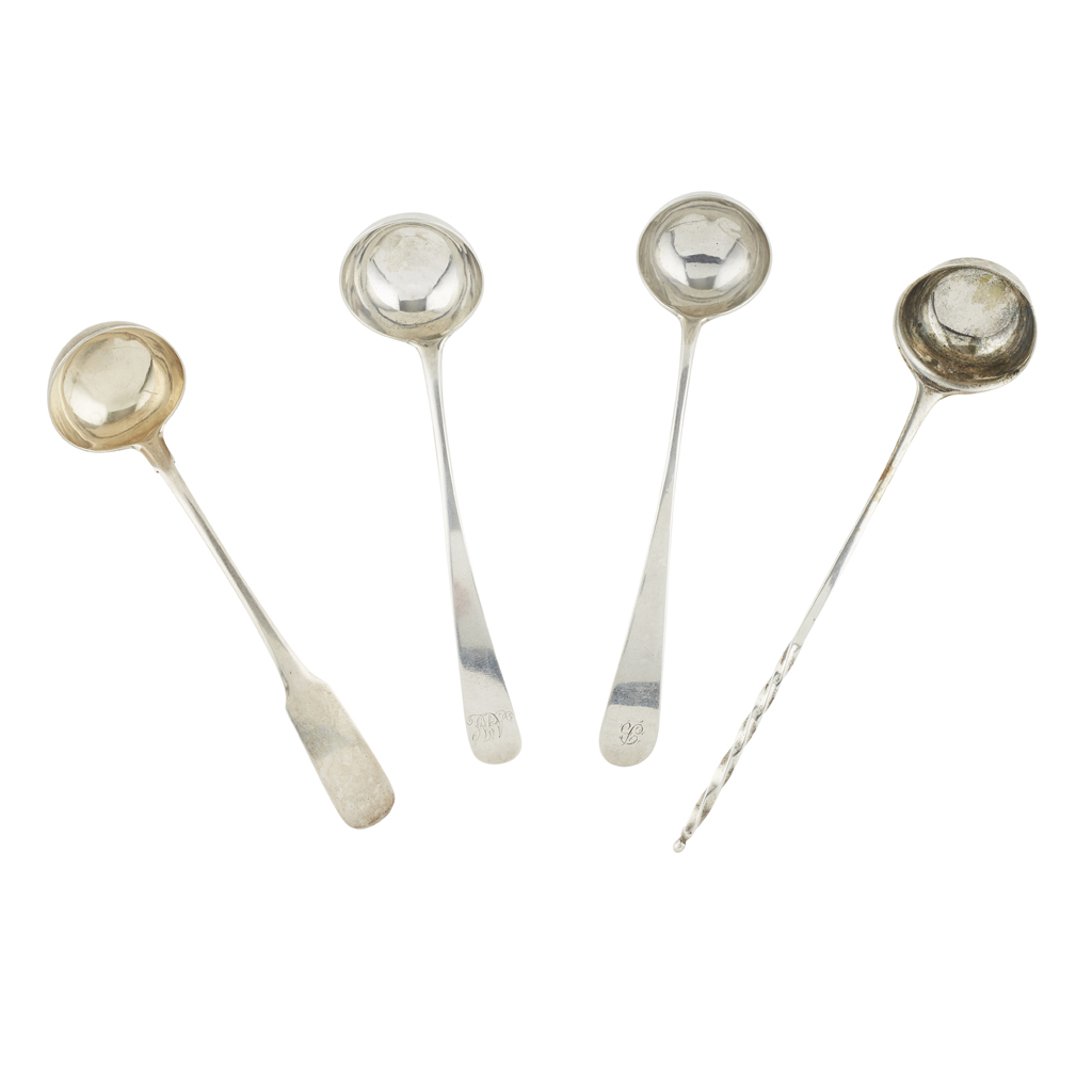 GREENOCK - TWO SCOTTISH PROVINCIAL TODDY LADLES