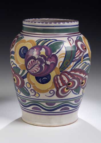 A Poole shouldered ovoid vase