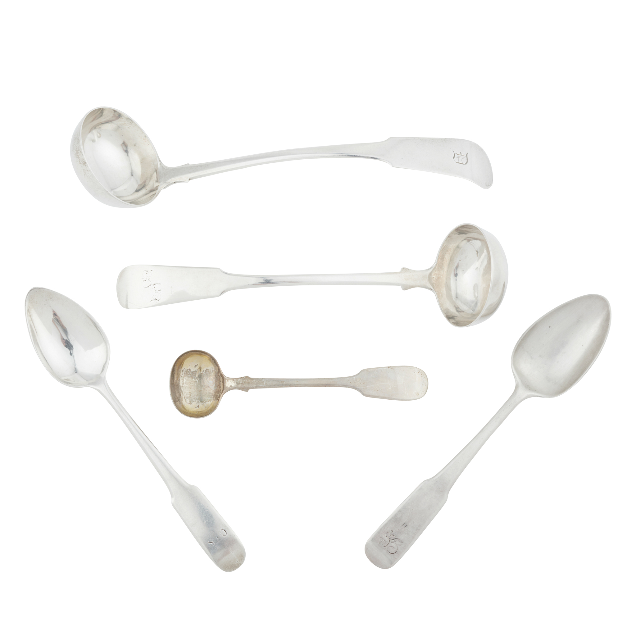 DUMFRIES – A GROUP OF SCOTTISH PROVINCIAL FLATWARE