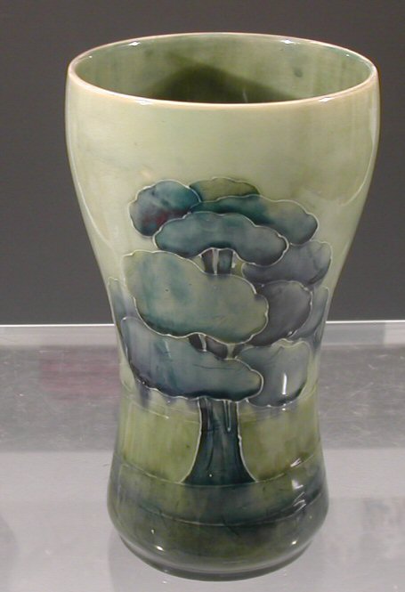 A Moorcroft tapered vase