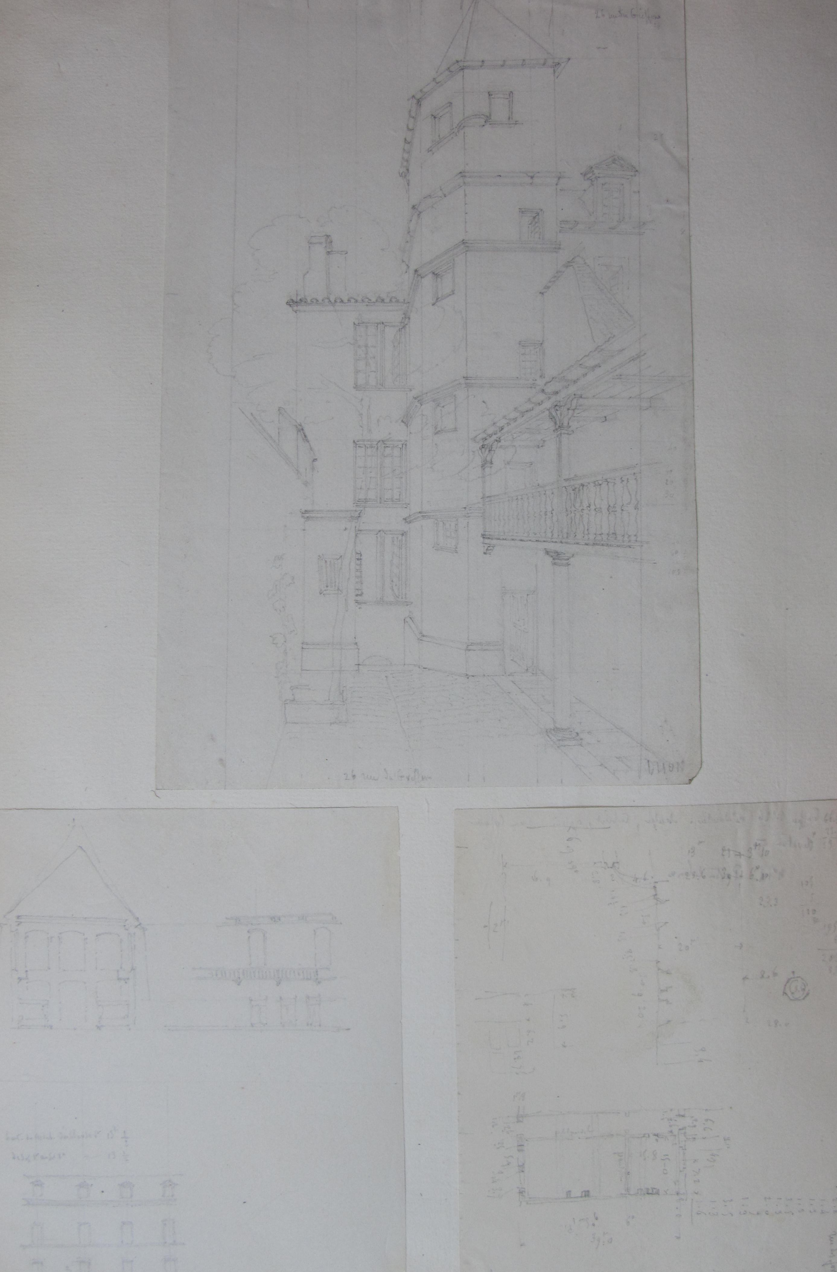 Architectural sketches - France