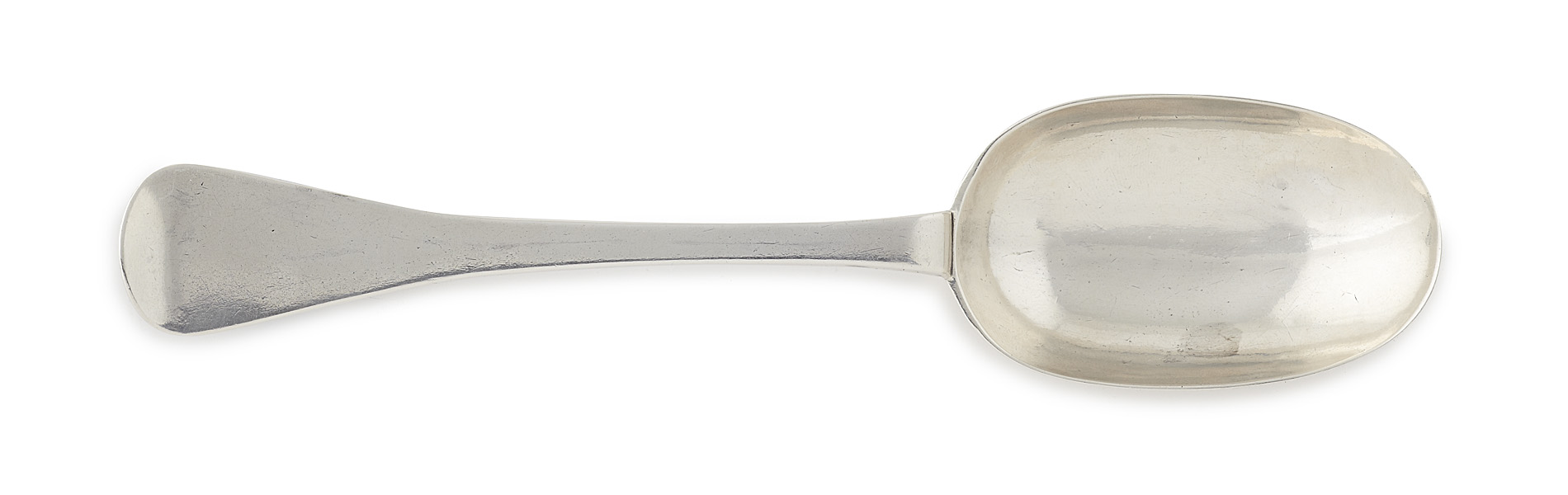 A scarce Queen Anne spatula end spoon