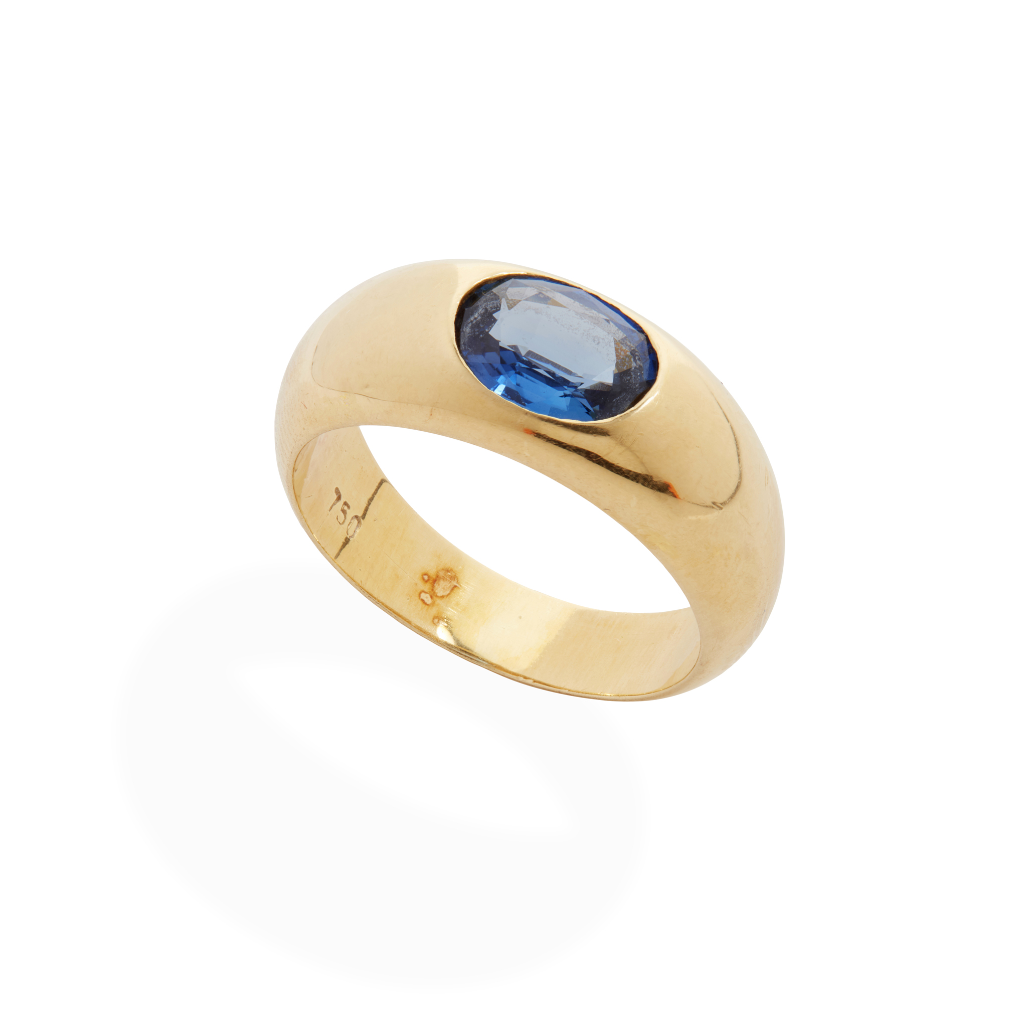 A sapphire ring