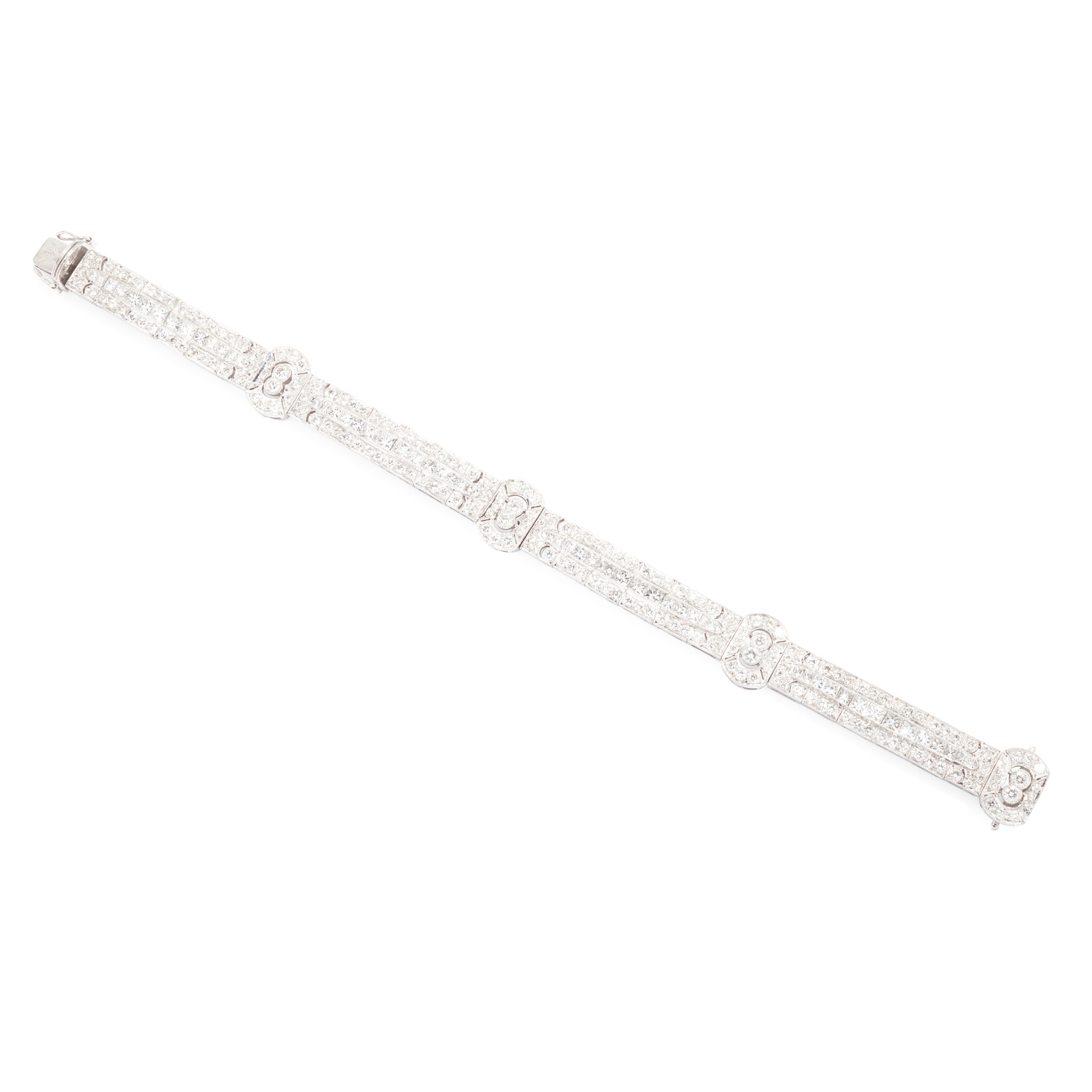 A diamond bracelet