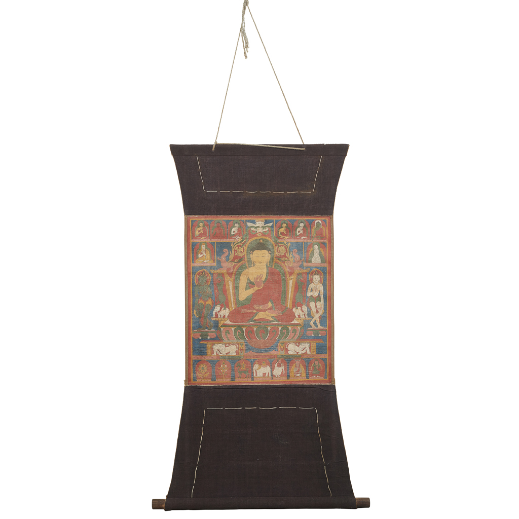 THANGKA DEPICTING BUDDHA SHAKYAMUNI