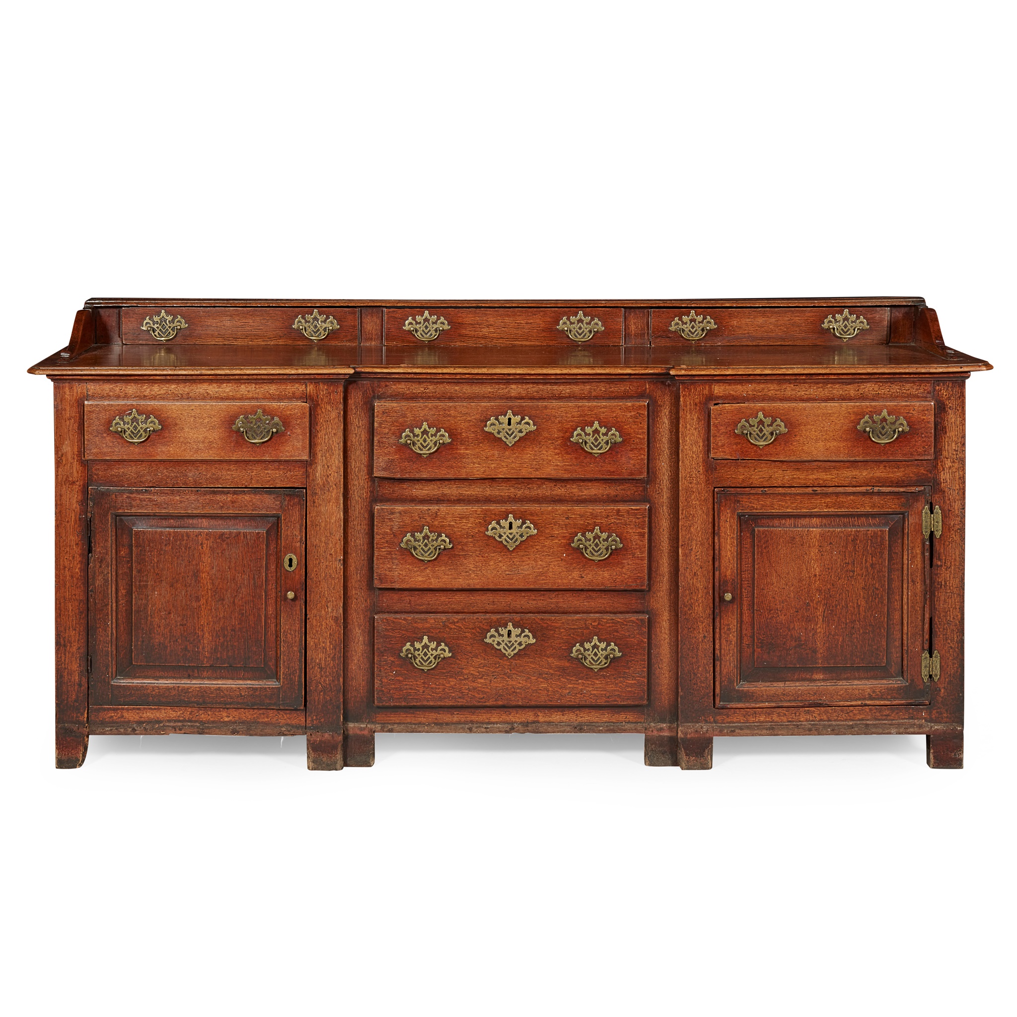 GEORGIAN OAK DRESSER BASE