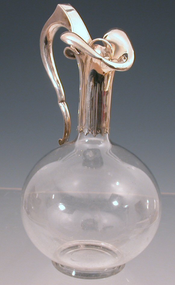A Victorian mounted claret jug