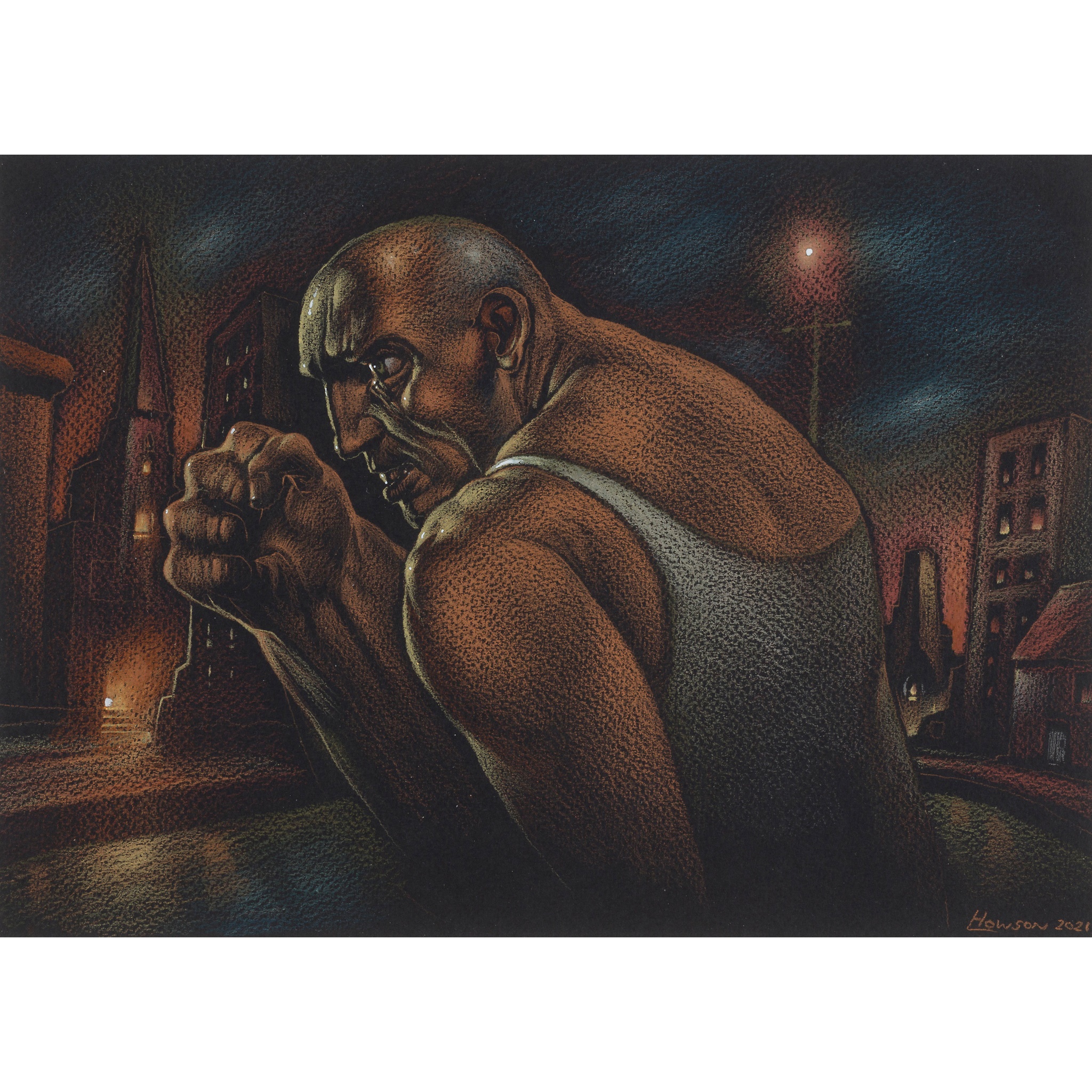 PETER HOWSON O.B.E. (SCOTTISH 1958-)