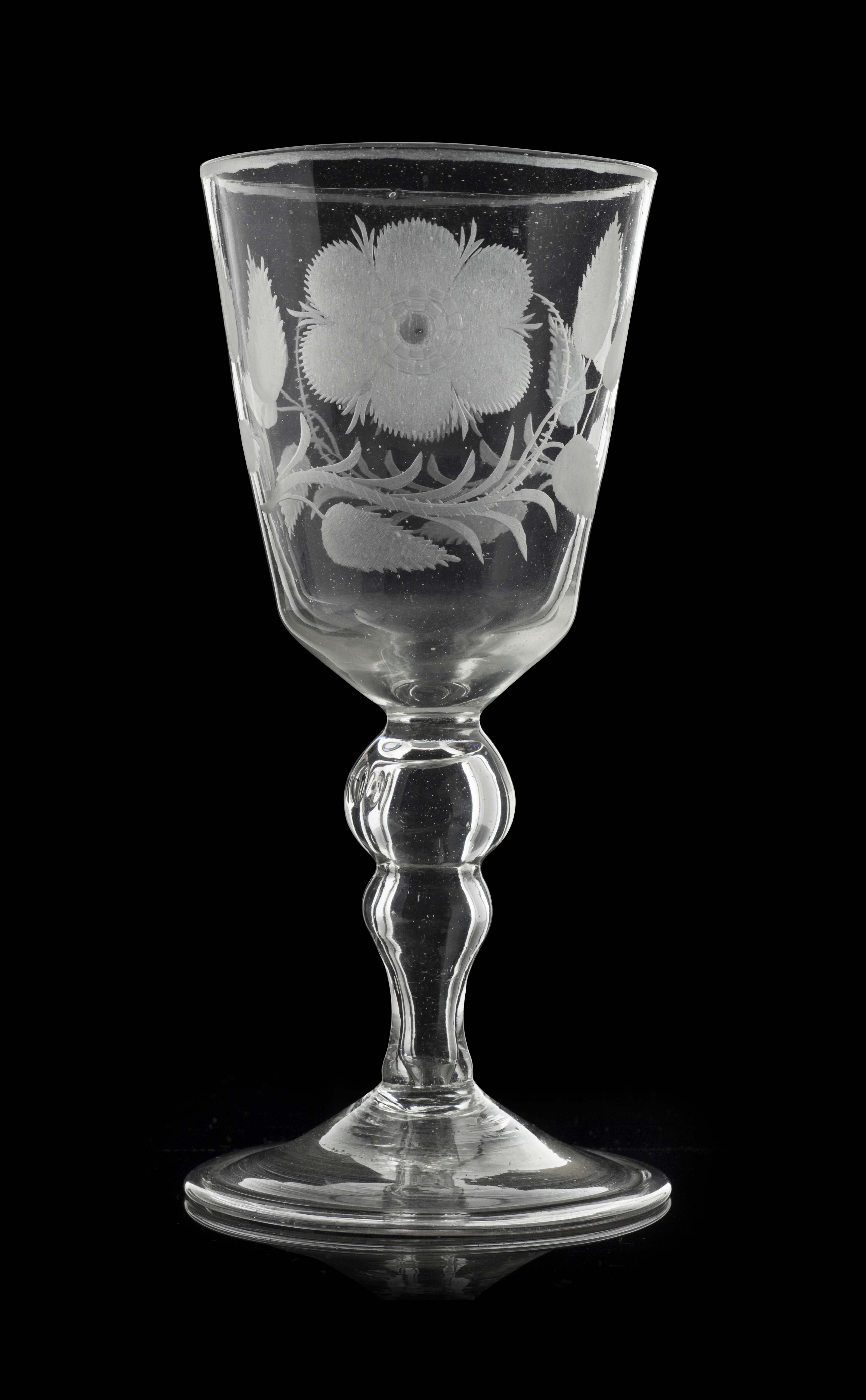 A continental European Jacobite soda glass