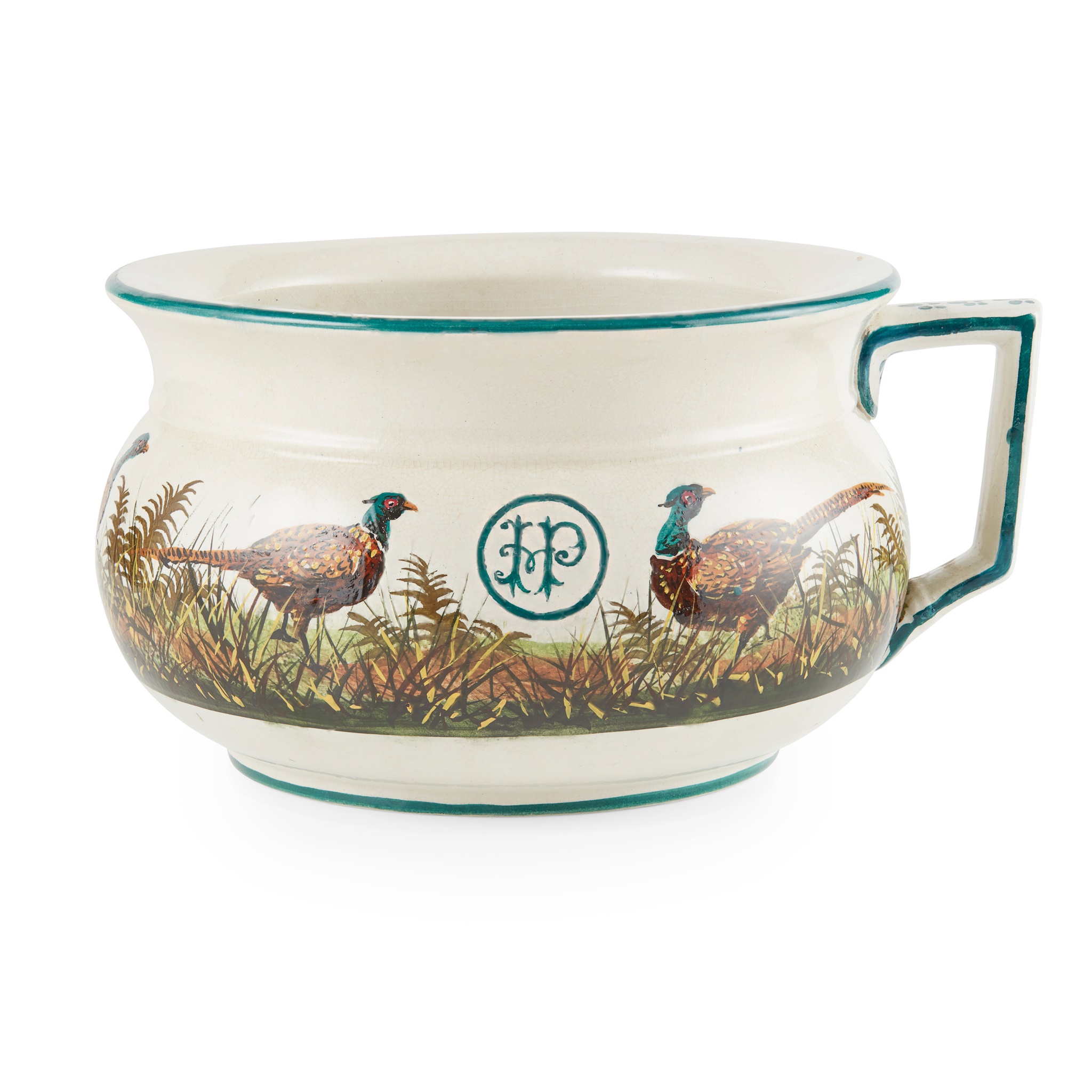 A WEMYSS WARE CHAMBER POT