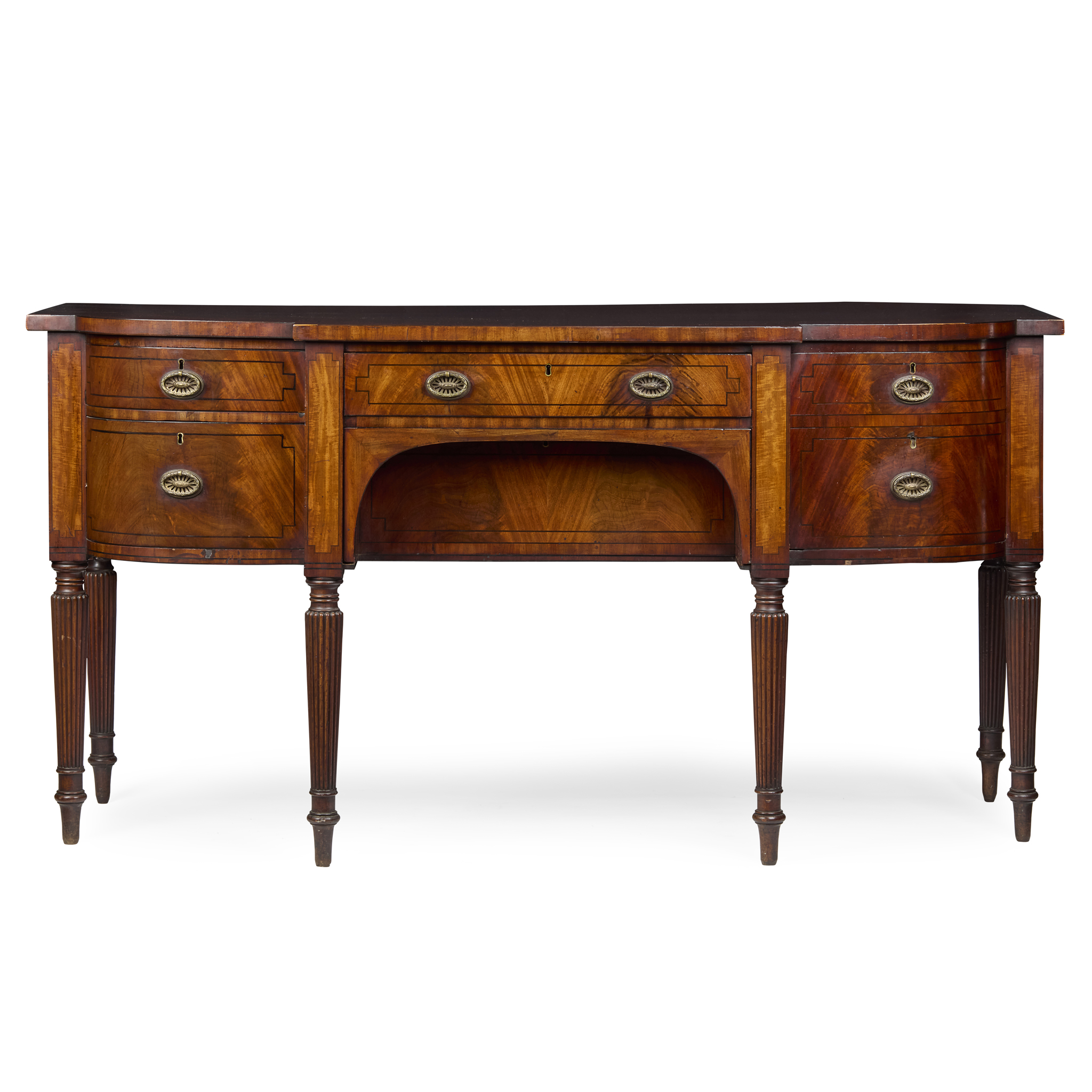 LATE GEORGE III MAHOGANY SIDEBOARD
