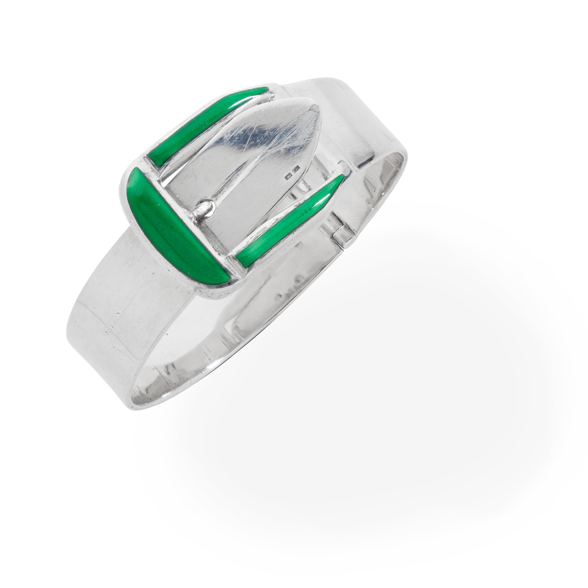 Gucci: A buckle bangle