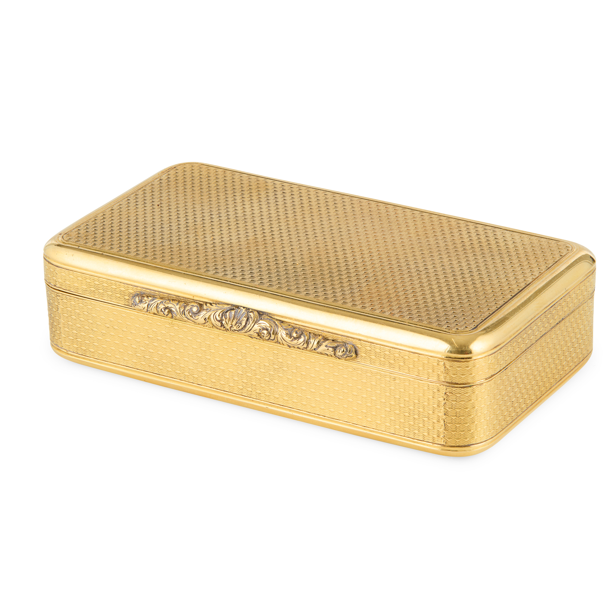 A WILLIAM IV 18CT PRESENTATION SNUFF BOX