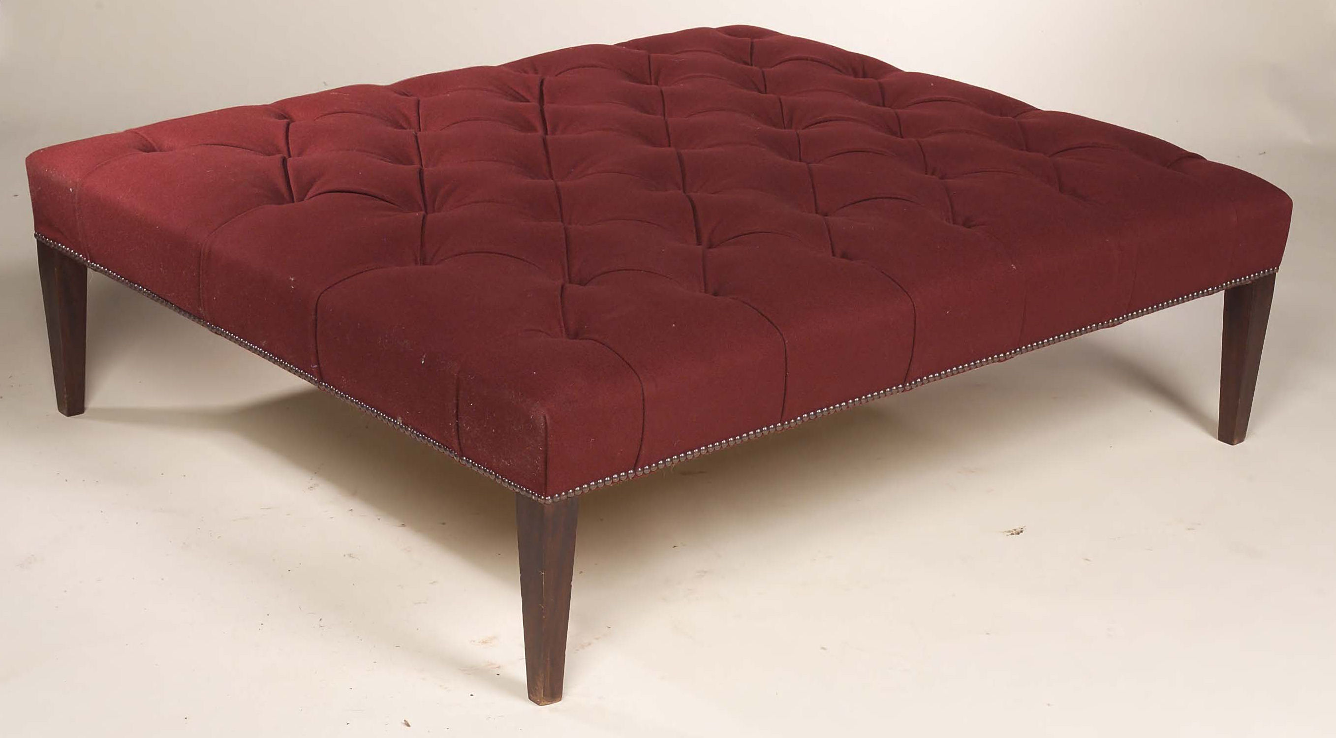 A large rectangular centre stool,