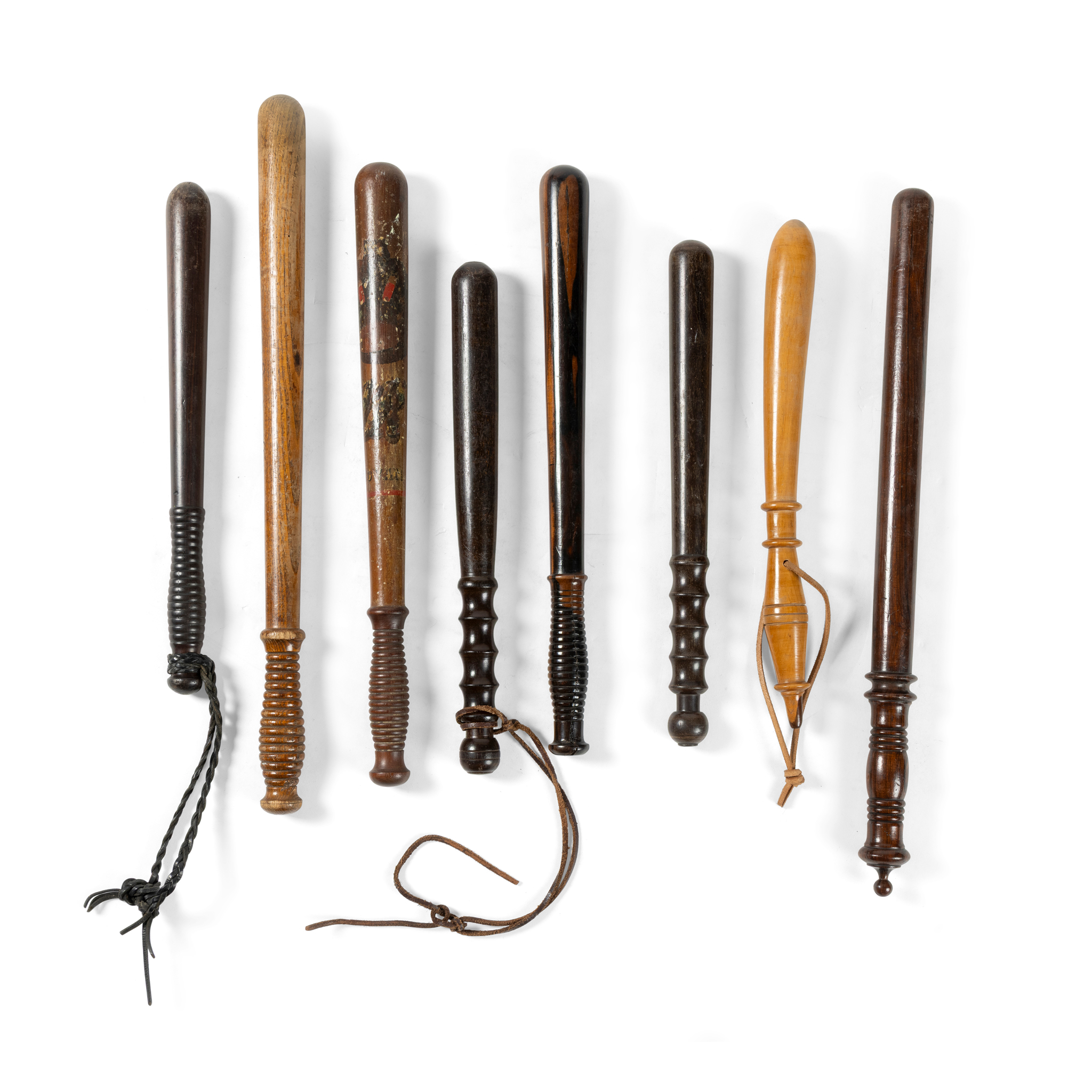 A COLLECTION OF VICTORIAN AND LATER CONSTABULARY TRUNCHEONS