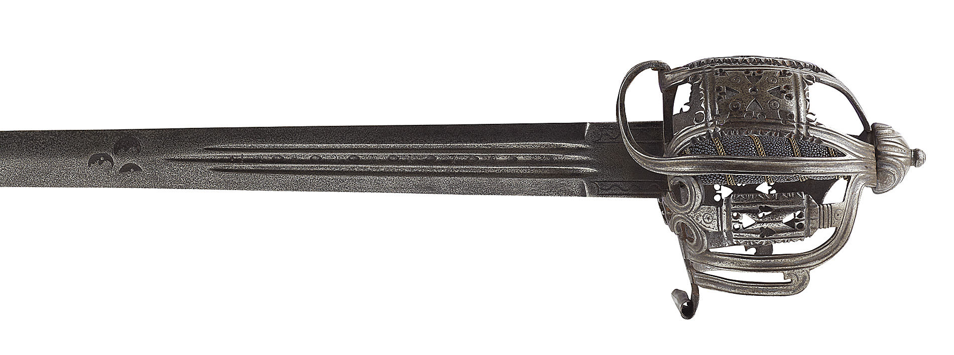 SCOTTISH BASKET HILTED BROAD SWORD