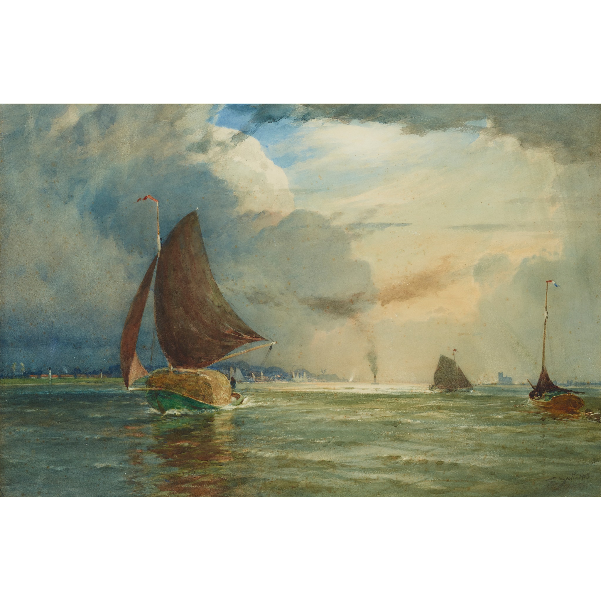 TOM SCOTT R.S.A. (SCOTTISH 1854-1927)
