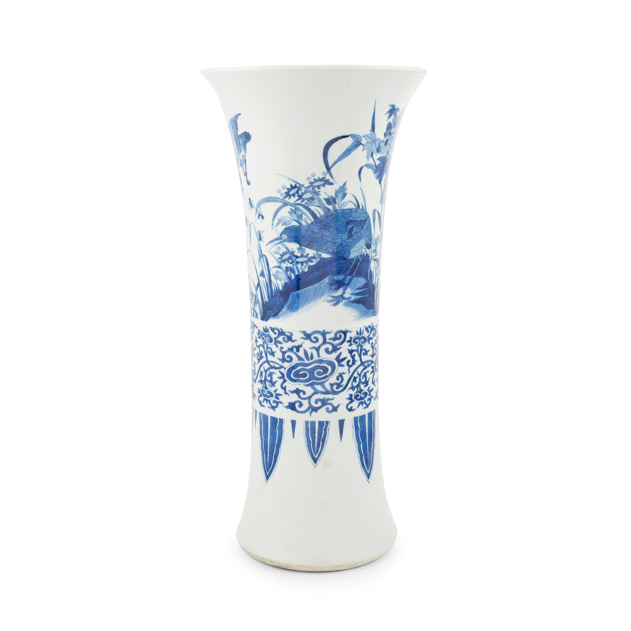 BLUE AND WHITE VASE