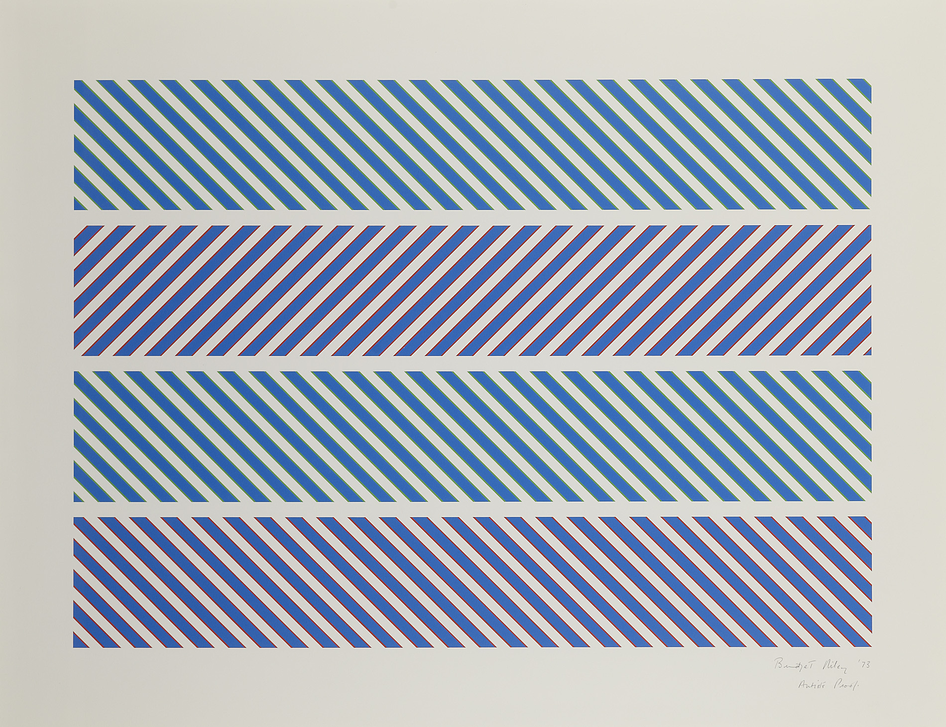 BRIDGET RILEY C.H., C.B.E (BRITISH B.1931)