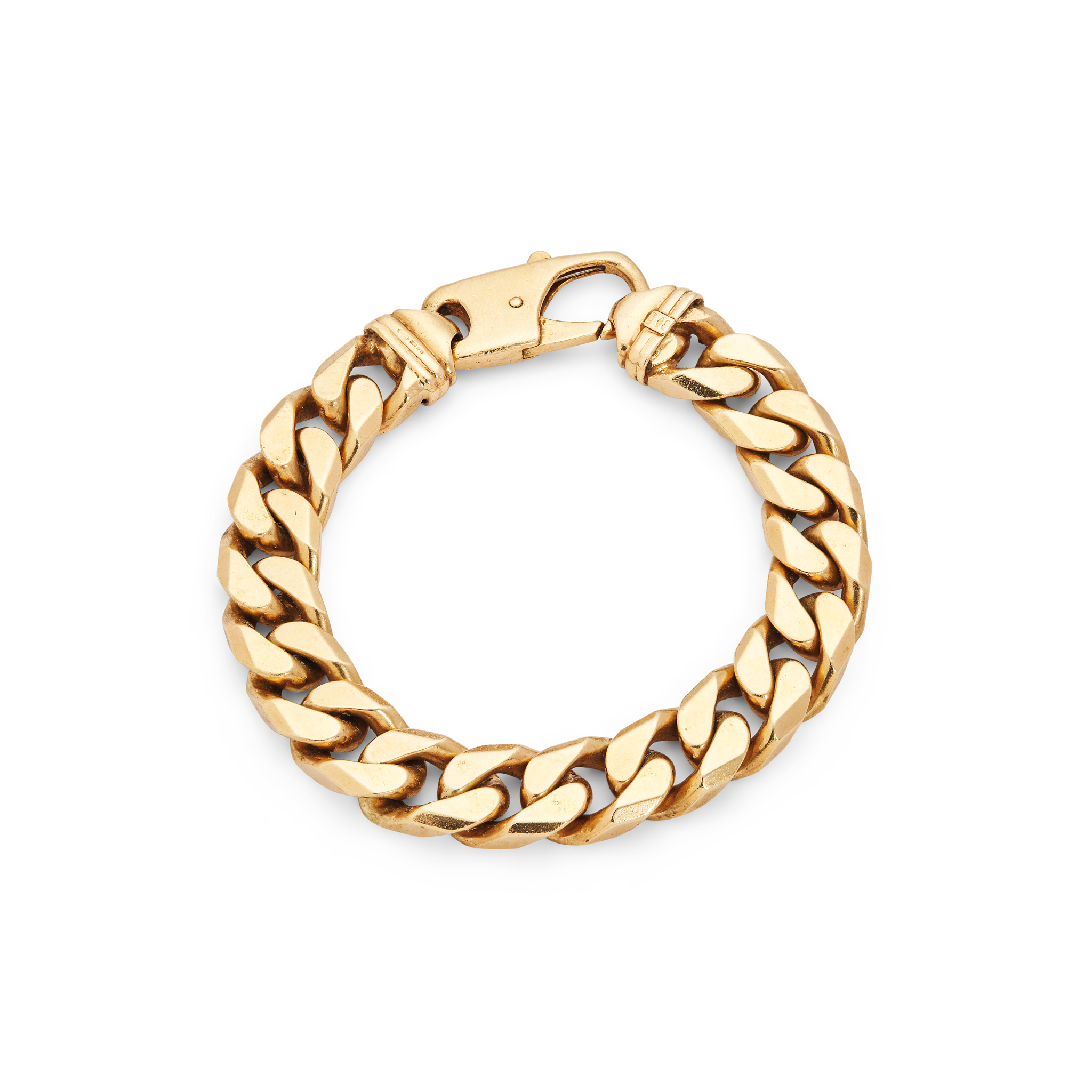 A curb-link bracelet