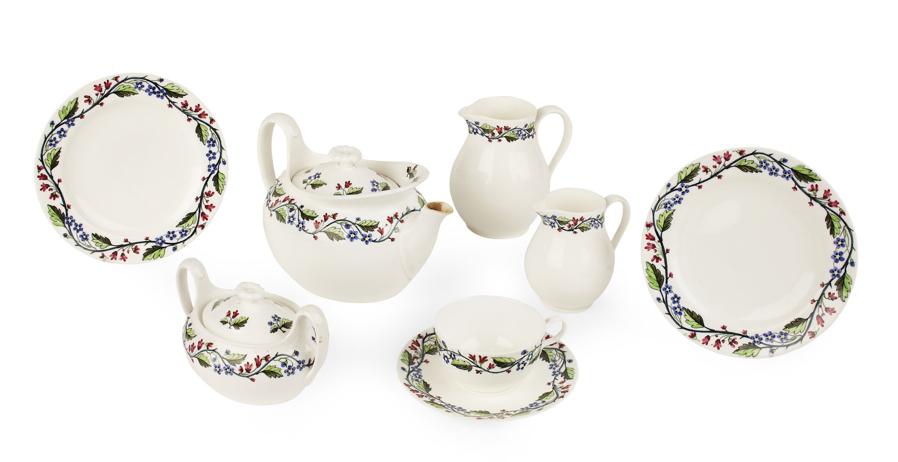 ALFRED AND LOUISE POWELL FOR WEDGWOOD PART TEA SERVICE