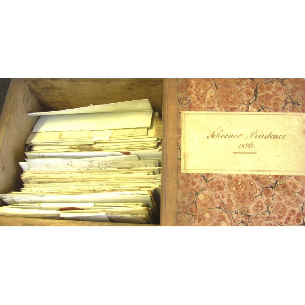 Maritime History - Schooner Prudence, Berwick-upon-Tweed, account book 1826-1836, & correspondence for same period