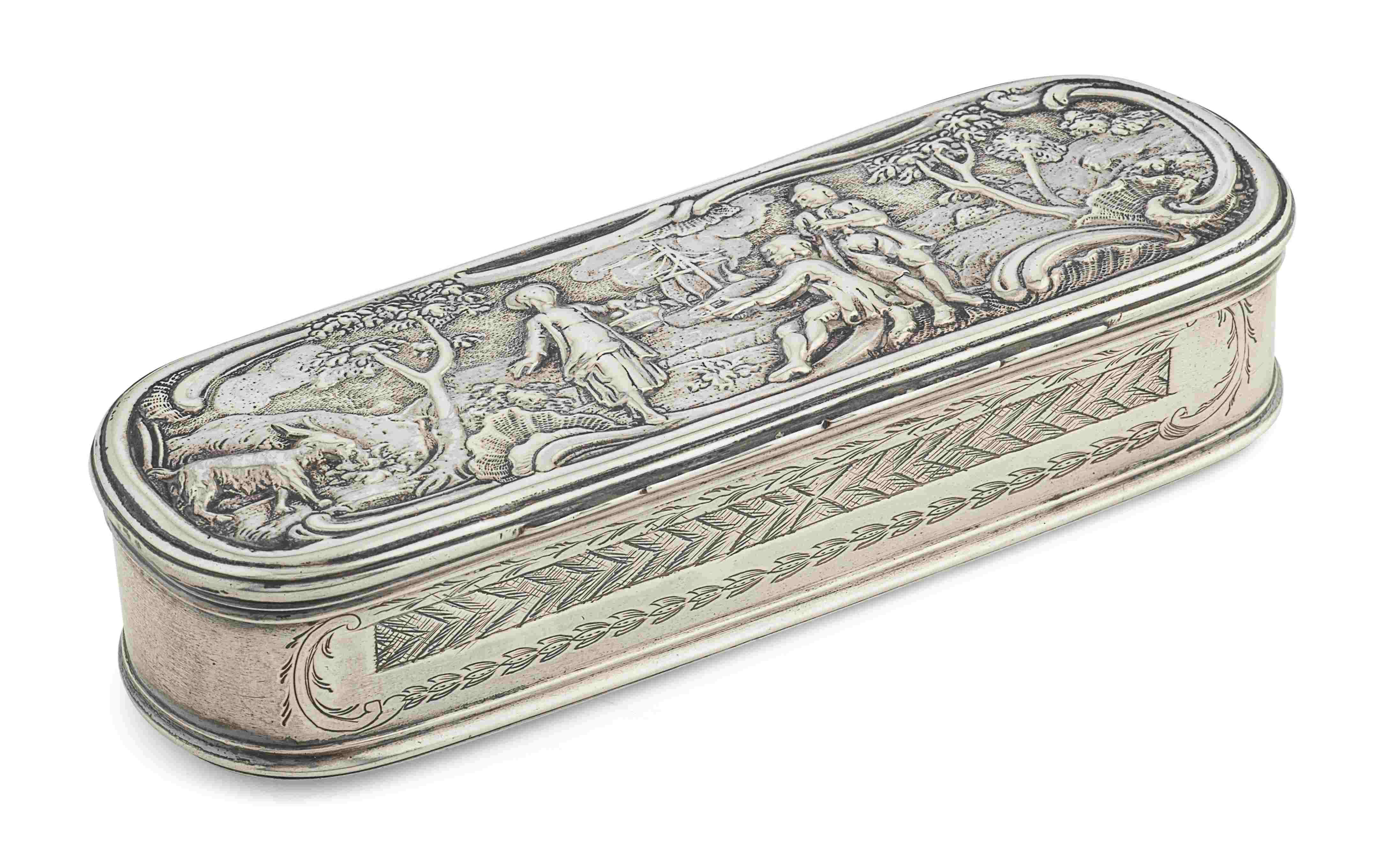 An 18th century Dutch tobacco box