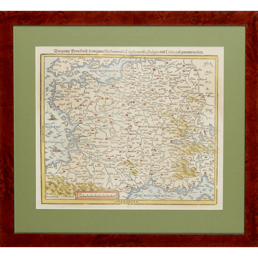 9 MAPS INCLUDING MUNSTER, SEBASTIAN