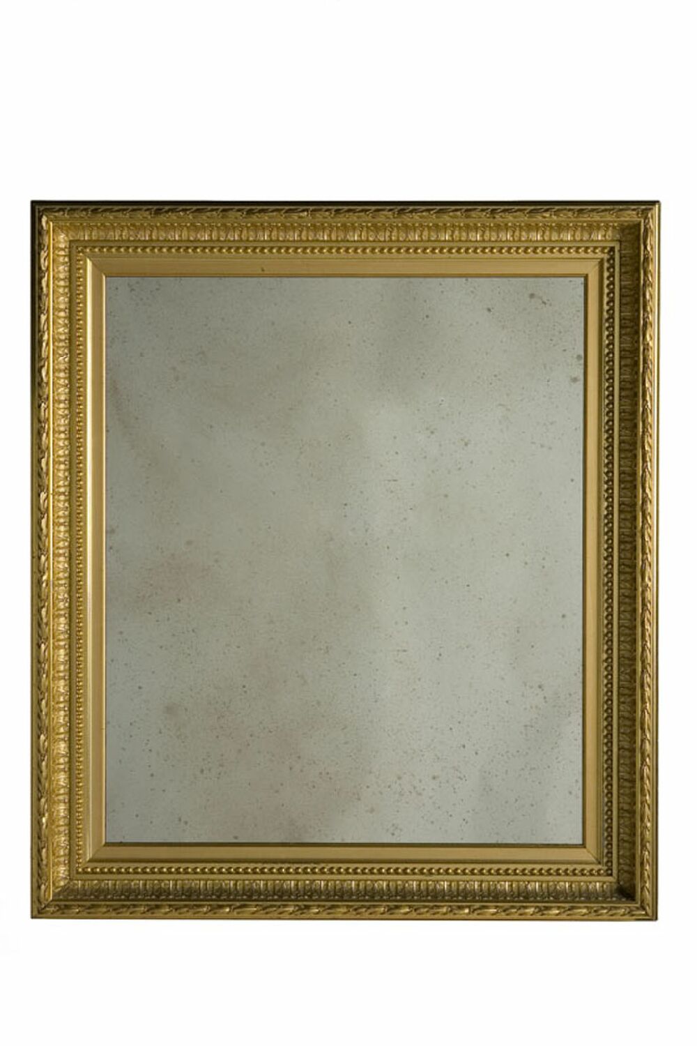 A pair of Edwardian period giltwood and gesso frame wall mirrors