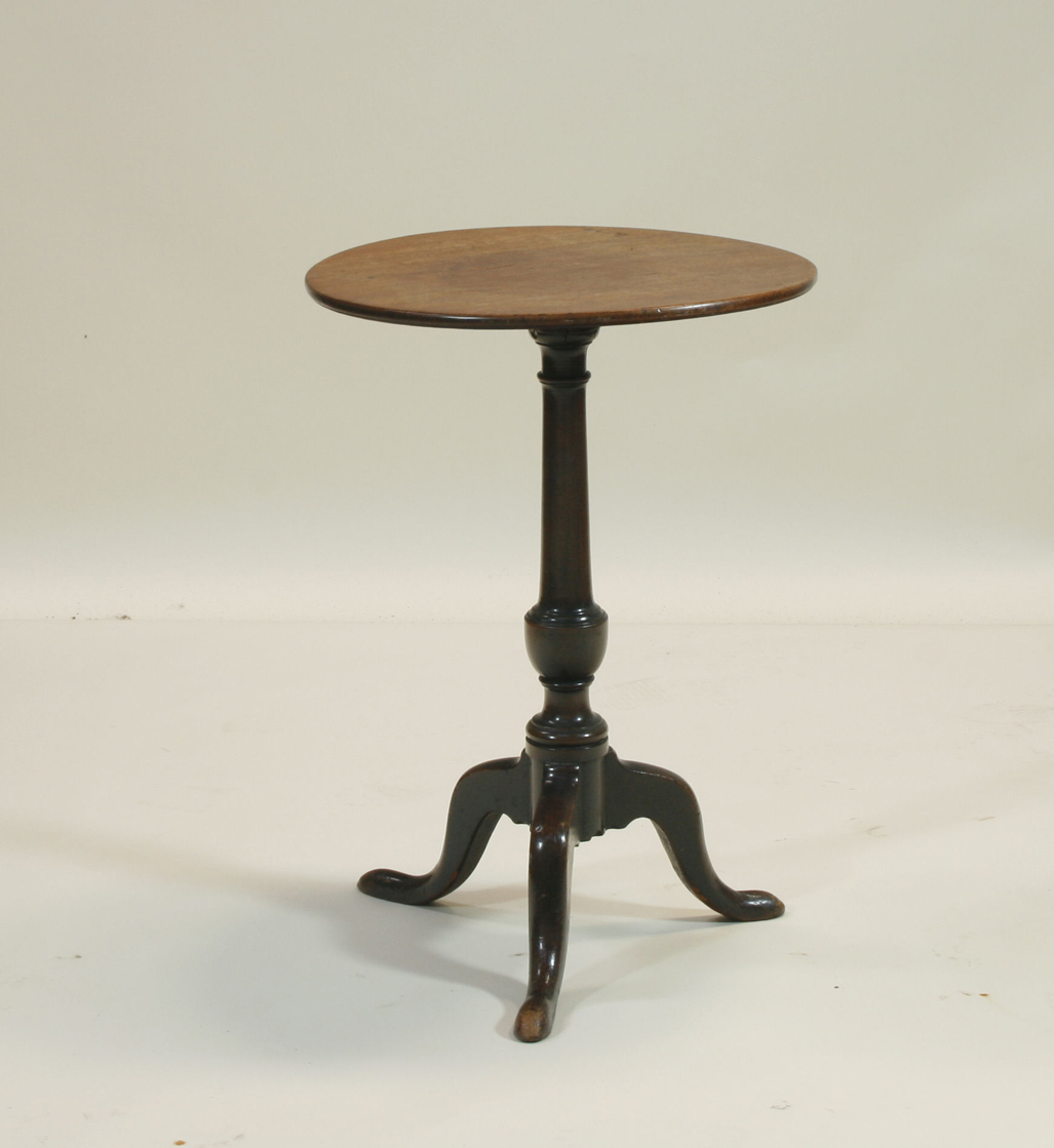 A George III mahogany tripod table