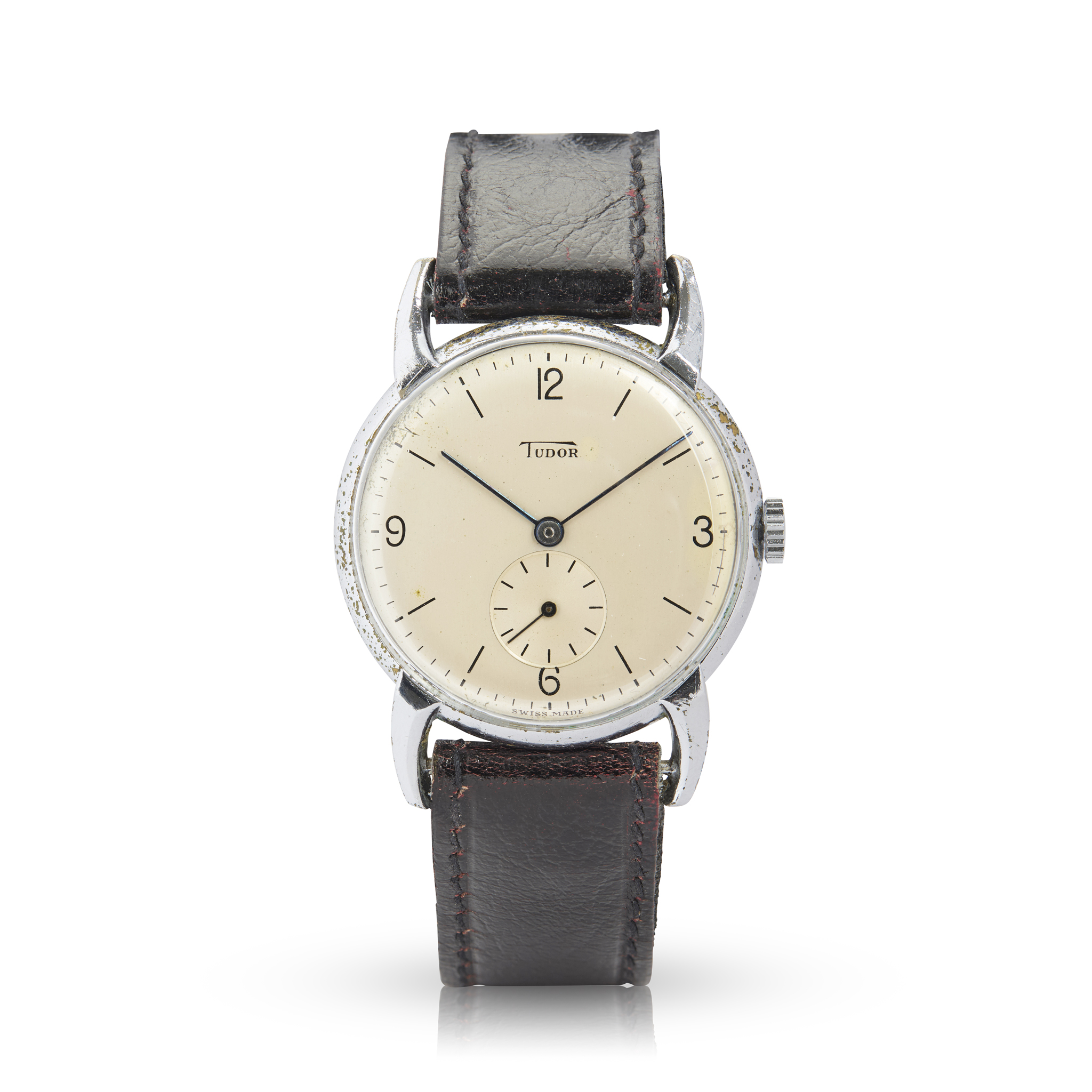 Tudor. A stainless steel and nickel plated mechanical wristwatch