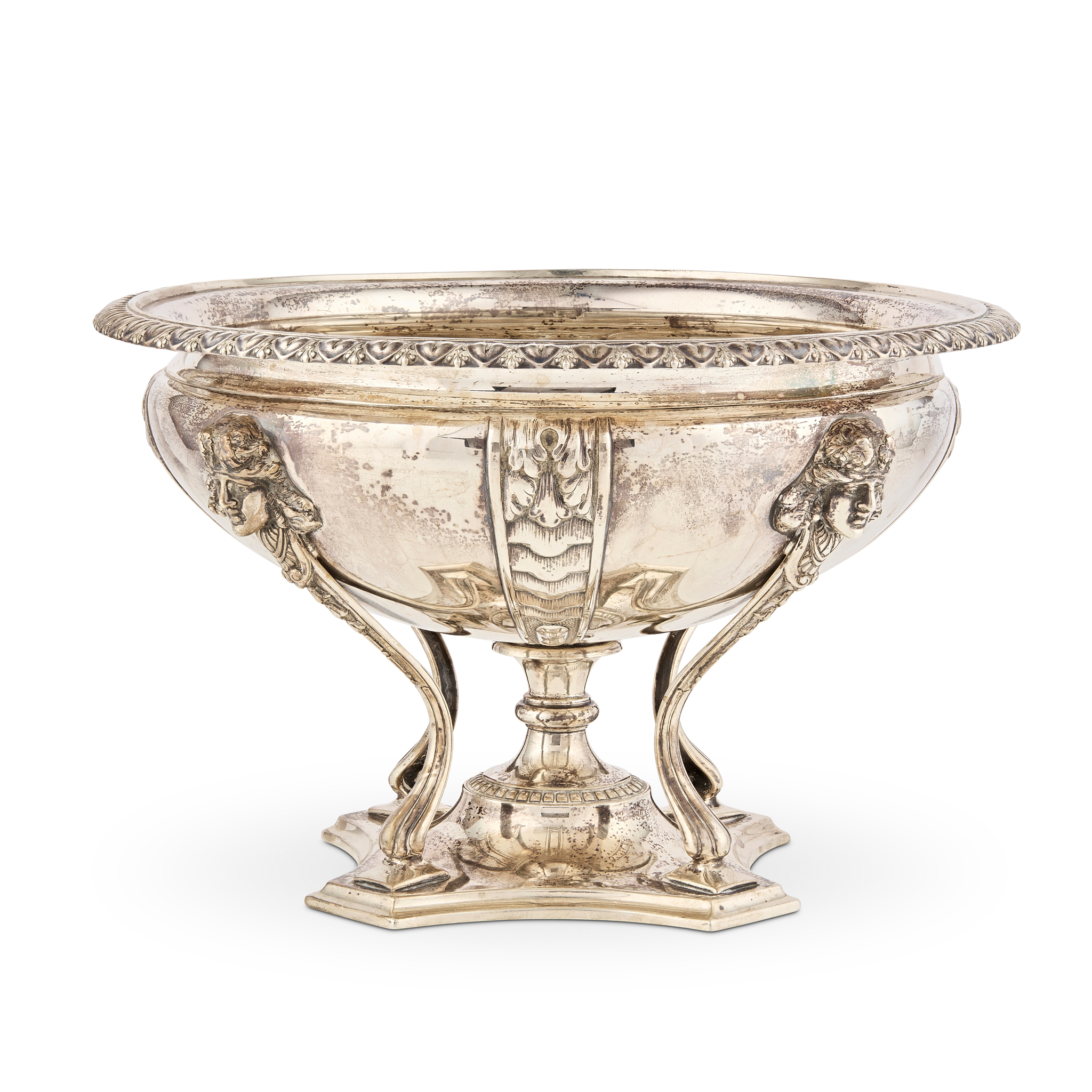 A GEORGE V FOOTED BOWL