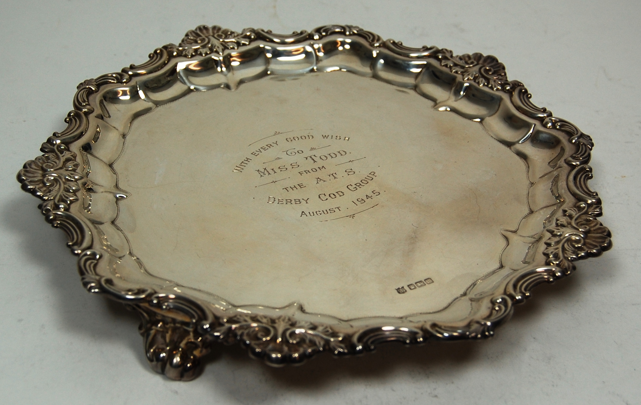 A modern salver