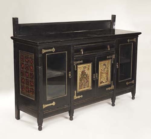John Moyr Smith (1839-1912) An Aesthetic Movement ebonised sideboard,