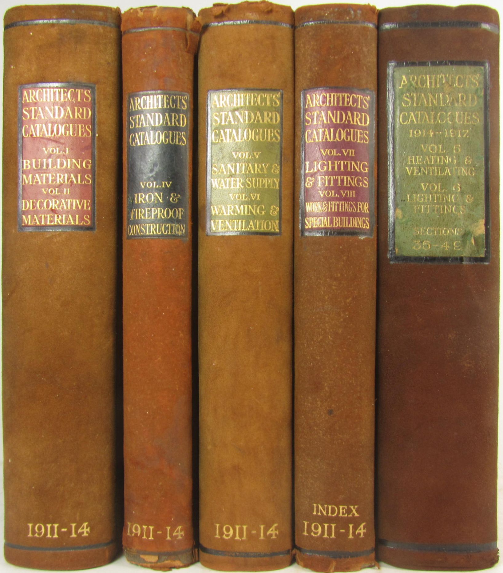 Architects' Standard Catalogues 1911-1914.
