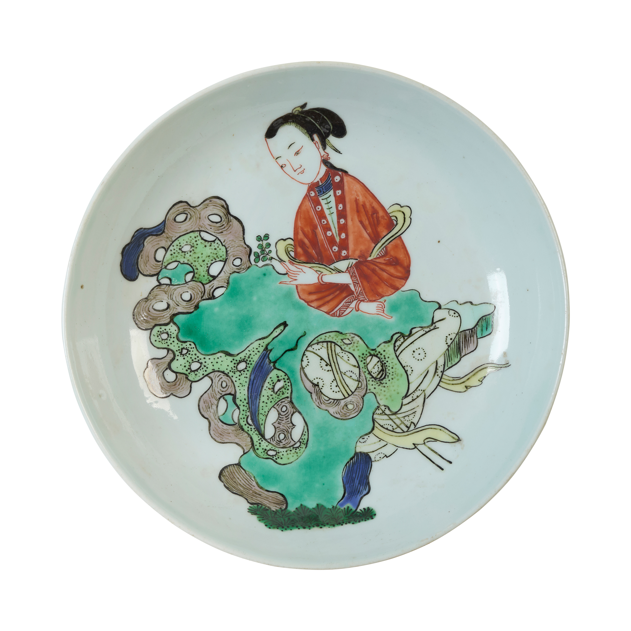 CHINESE WUCAI 'LADY' DISH