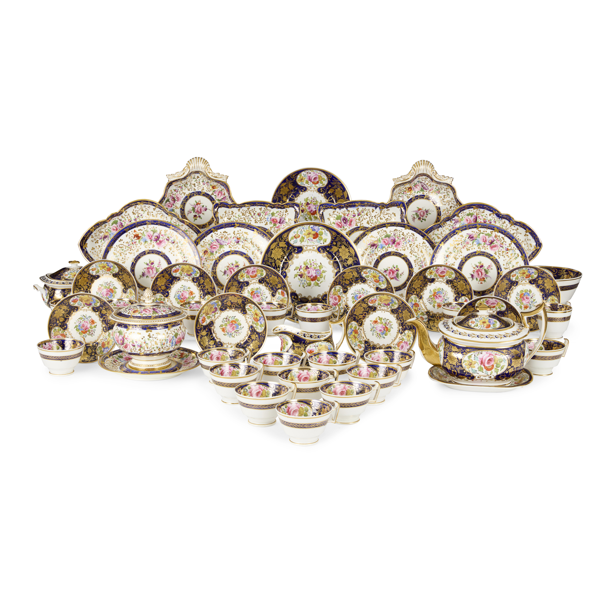 ENGLISH PORCELAIN TEA SERVICE