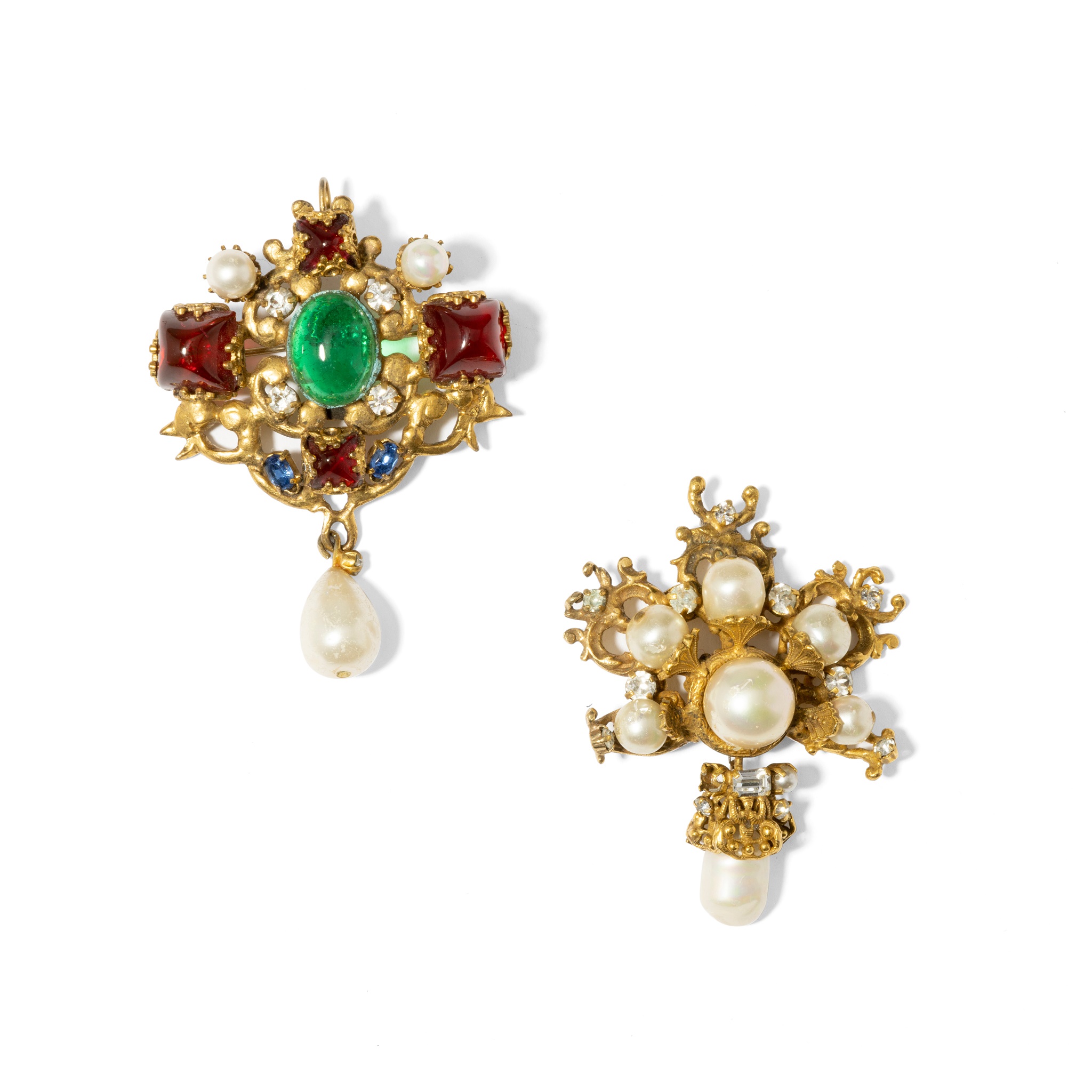 Chanel: Two costume brooches
