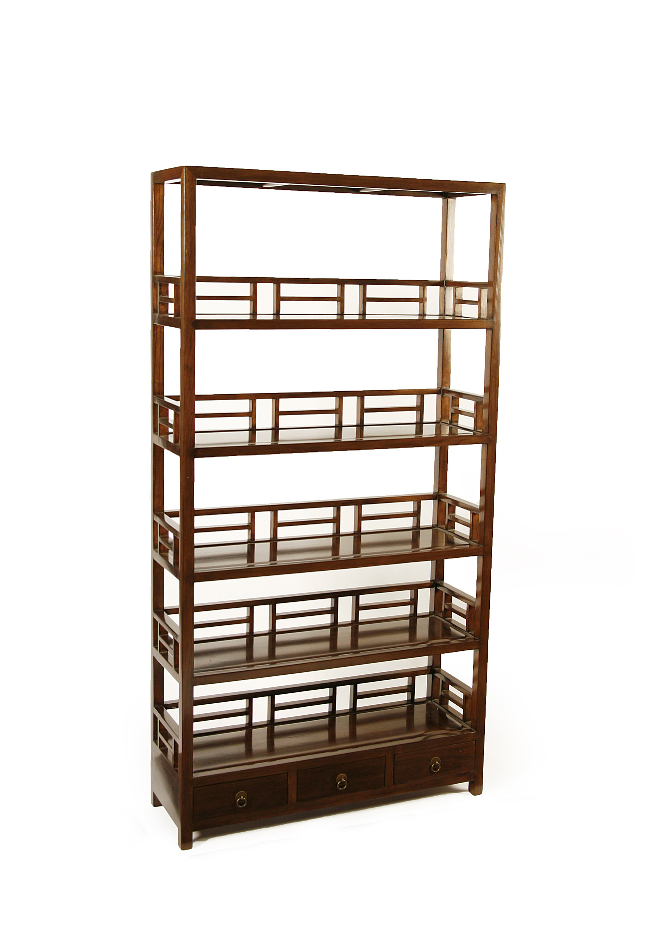 CHINESE HARDWOOD BOOKCASE