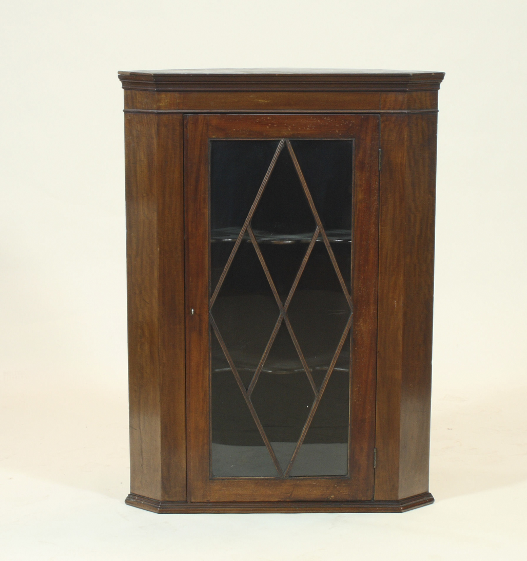 A George III corner cabinet
